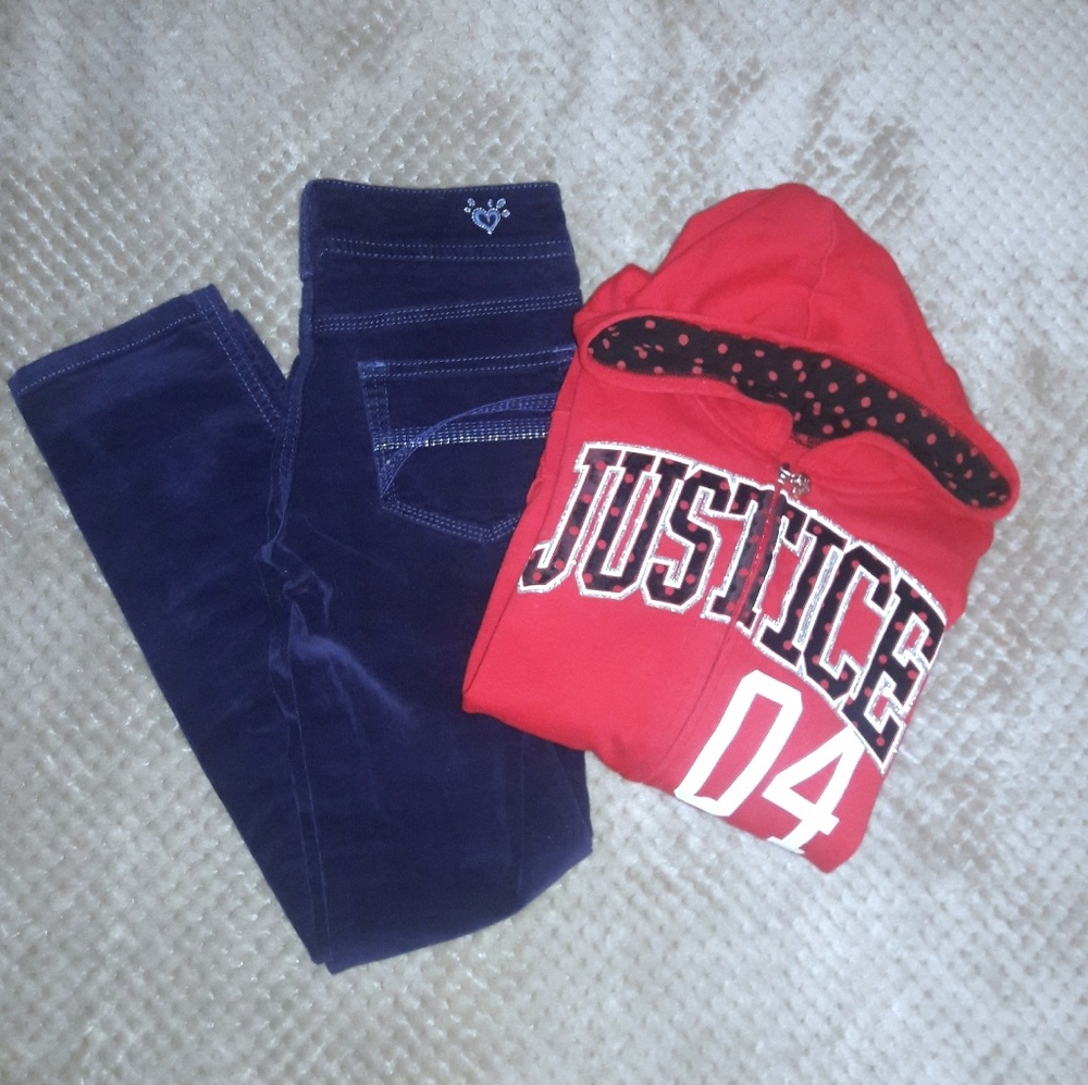 ❤ Girl's Justice Brushed Corduroy Pants